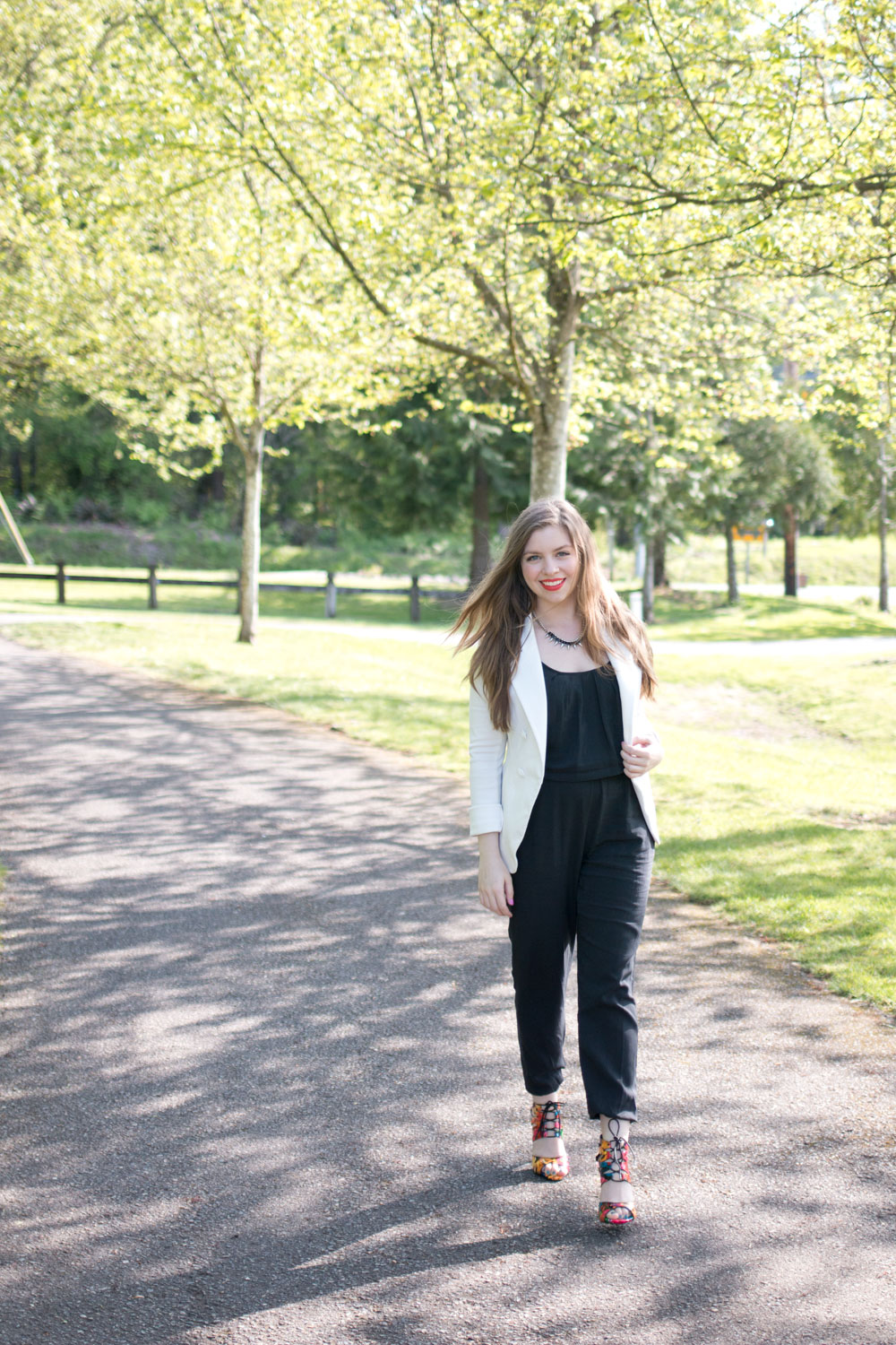 jumpsuit and blazer outfits