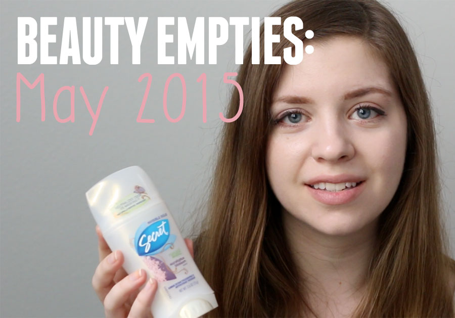Beauty Empties & Used Up Products for May 2015 / hellorigby seattle beauty blog