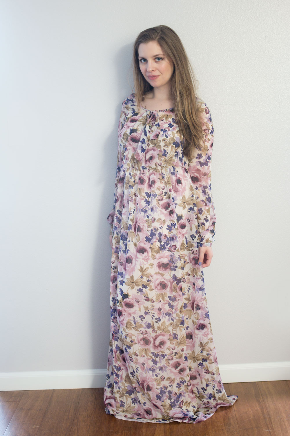 Women's LC Lauren Conrad High Low Wrap Maxi Dress, Size: XS, LT Purple