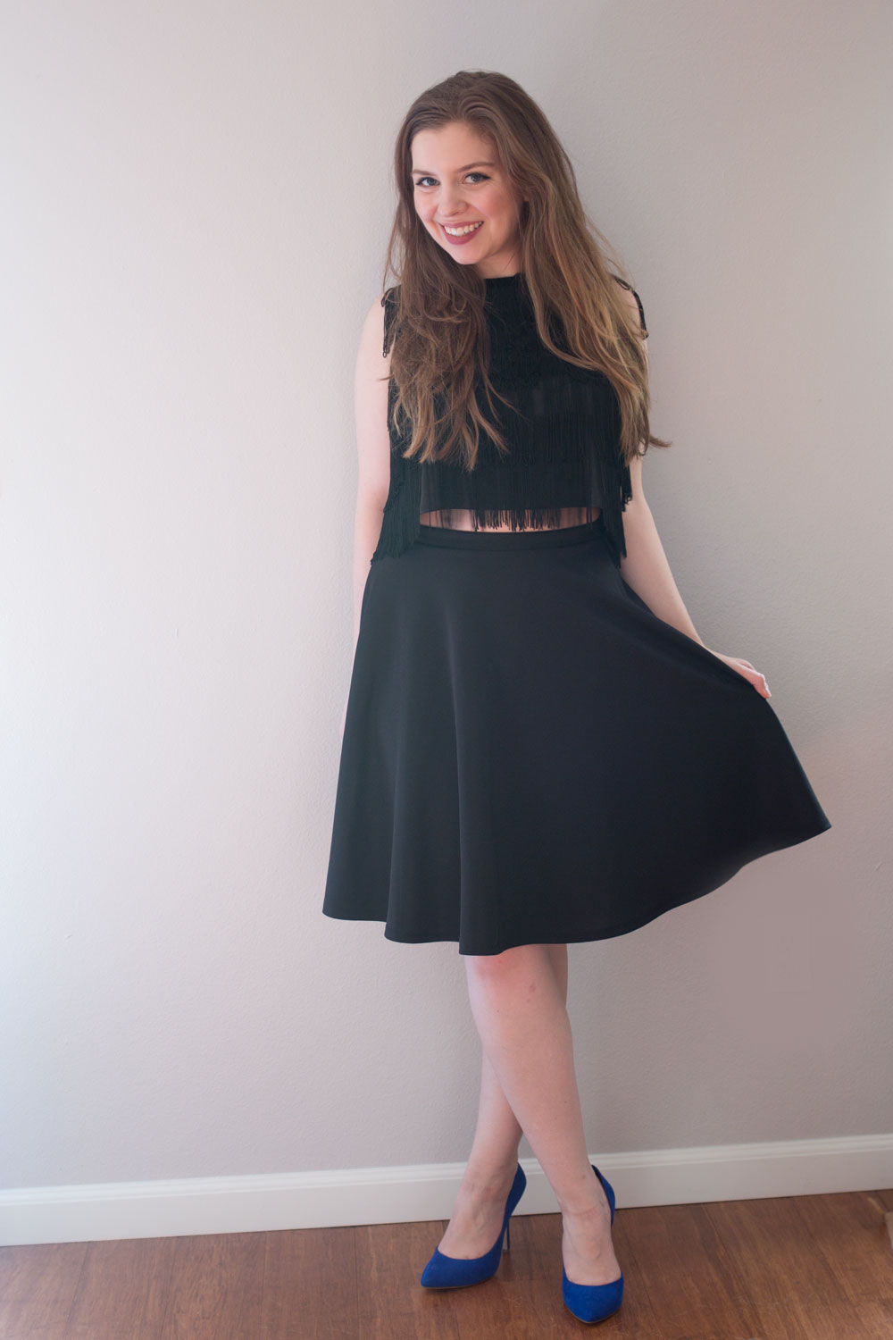 What I'm Wearing: LC Lauren Conrad Ruffle Racerback Dress - The Budget Babe