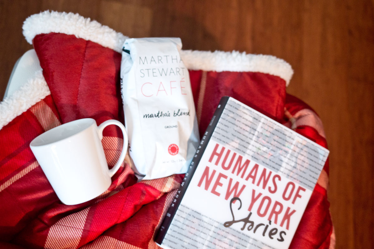 Martha Stewart Coffee Mugs & Ground Coffee Sherpa Plaid Throw // hellorigby seattle lifestyle & home decor blog