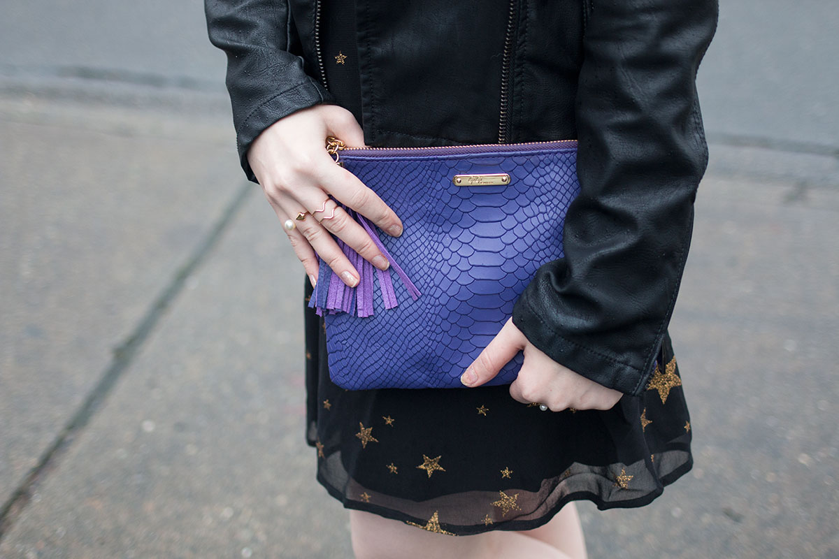 New Year Outfit Ideas: Casual ASOS Star Dress & Gigi New York All In One Bag Outfit // hellorigby seattle fashion & beauty blog