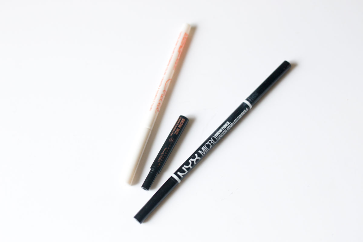 Beauty Dupes & Duds: Best of 2015 // Anastasia Beverly Hills Brow Wiz vs. NYX Micro Brow Pencil vs. Chella Eyebrow Color Pencil // hellorigby.com seattle fashion & beauty blog