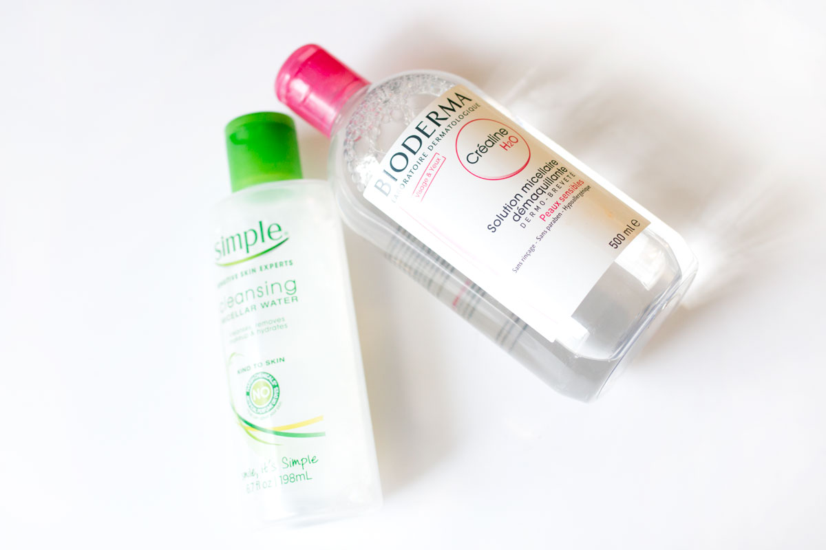 Beauty Dupes & Duds: Best of 2015 // BioDerma Crealine H2O Micellar Solution vs. Simple Cleansing Micellar Water // hellorigby.com seattle fashion & beauty blog