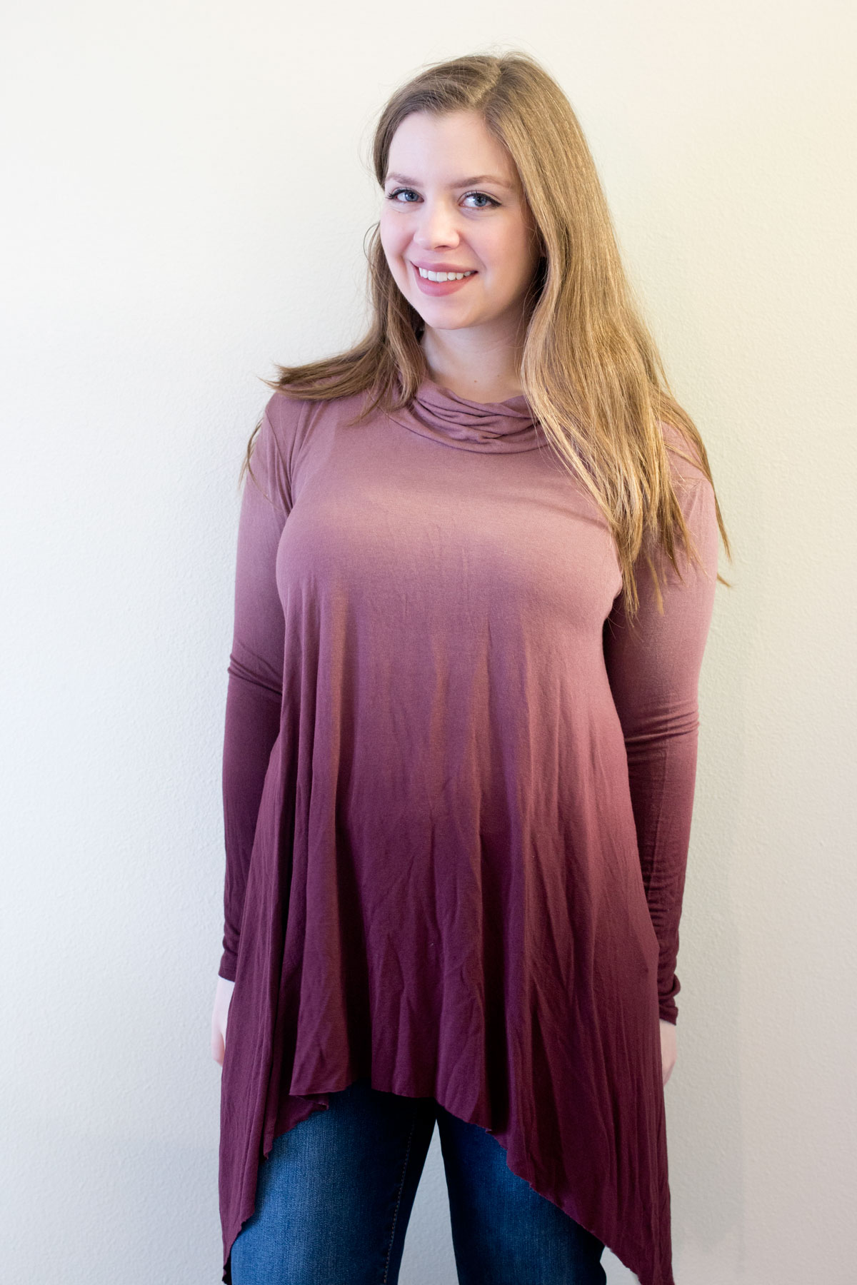 Wantable Style Edit // DE/nim Dip Dye Long Sleeve Tunic // Hello Rigby Seattle Fashion & Style Blog