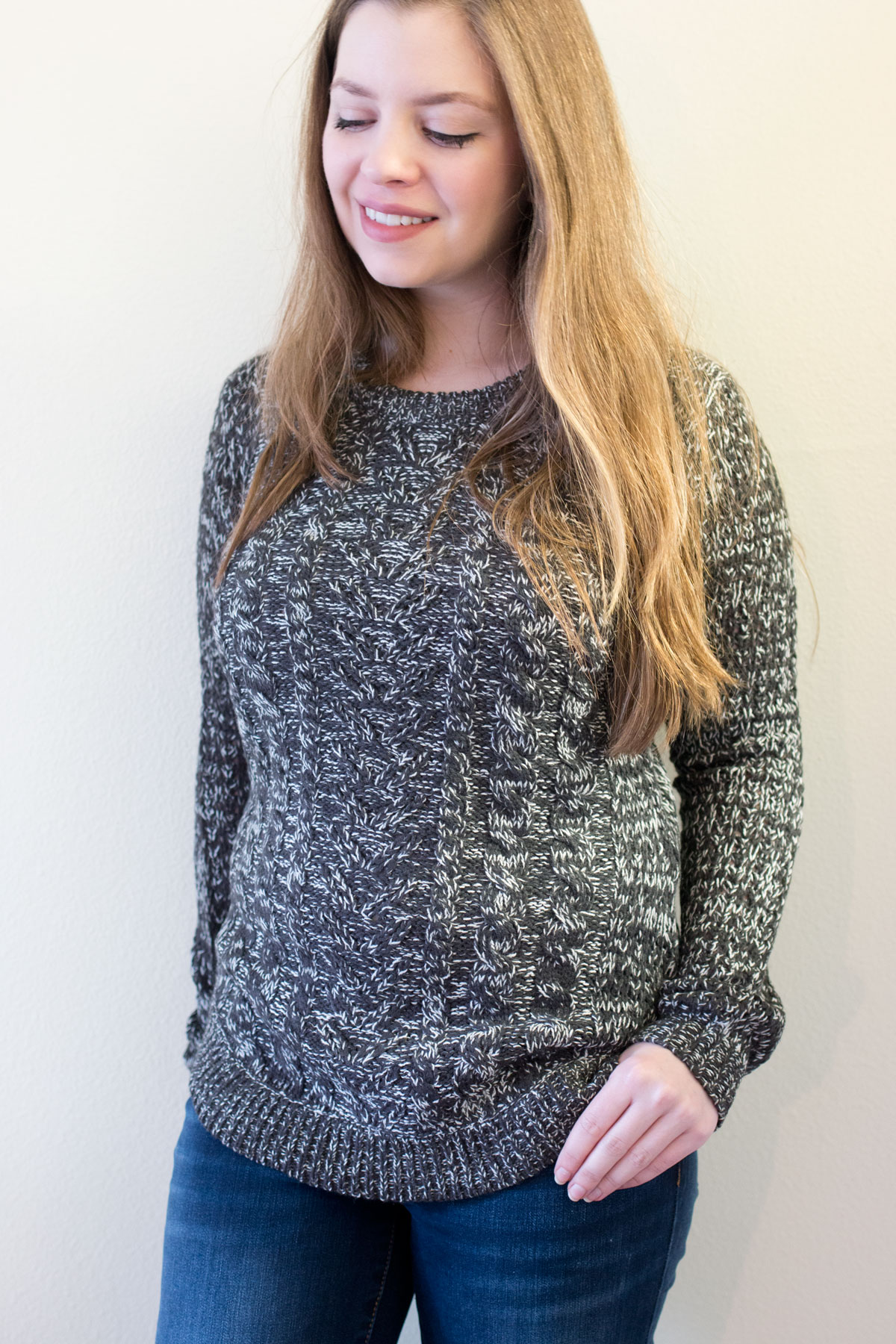 Wantable Style Edit // RD Style Marled Crewneck Sweater in Grey // Hello Rigby Seattle Fashion & Styling Blog