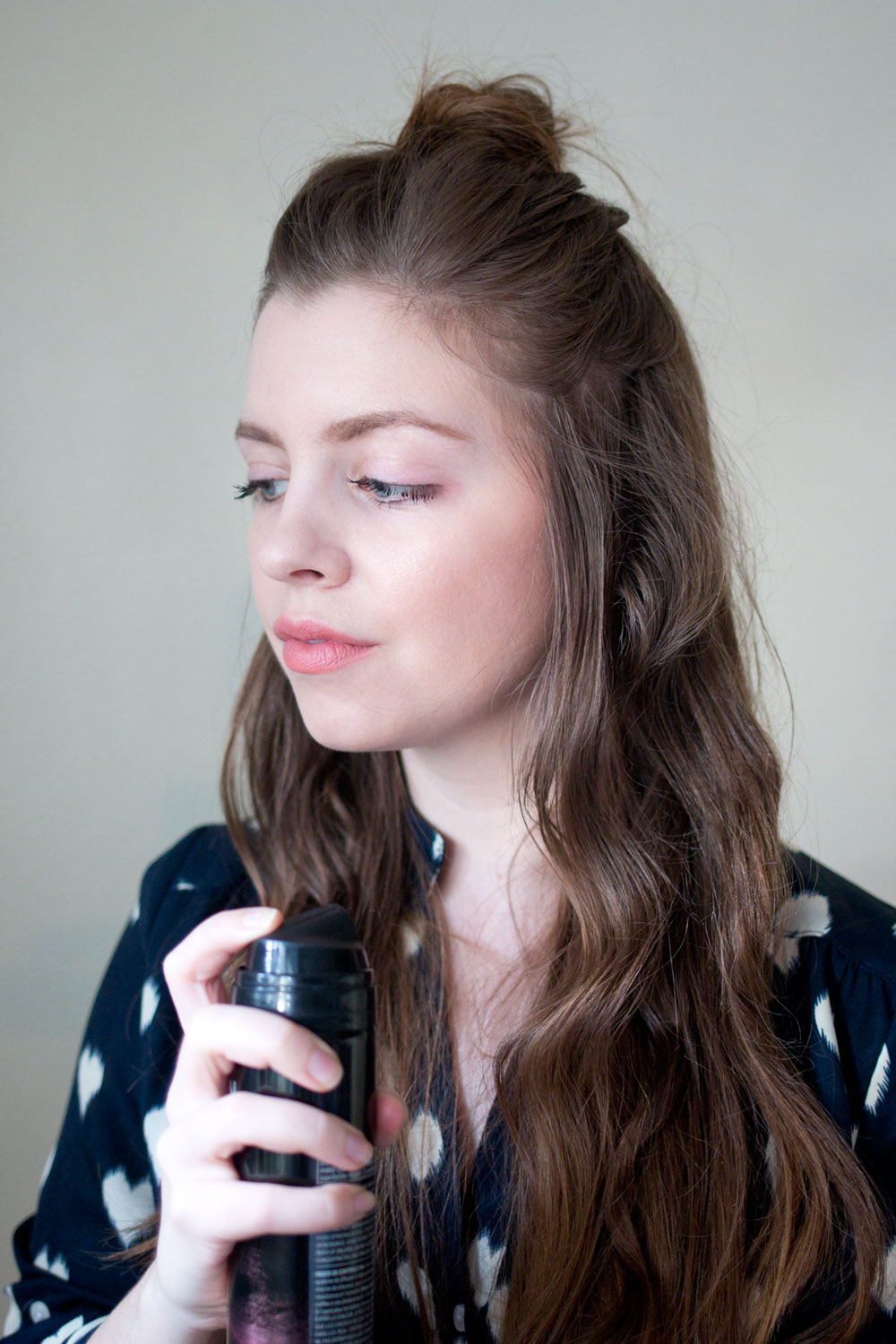 Half Top Knot Set with Redken Triple Take 32 Extreme High Hold Hairspray // Hello Rigby Seattle Beauty & Hair Blog