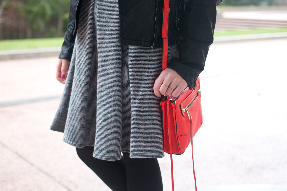 How to Style Your Moto Jacket with a Girly Dress // Hello Rigby Seattle Fashion & Style Blog