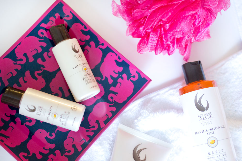 Key West Aloe Mango Body Wash, Lotion, Shampoo, & Conditioner Review // Hello Rigby Seattle Beauty & Style Blog