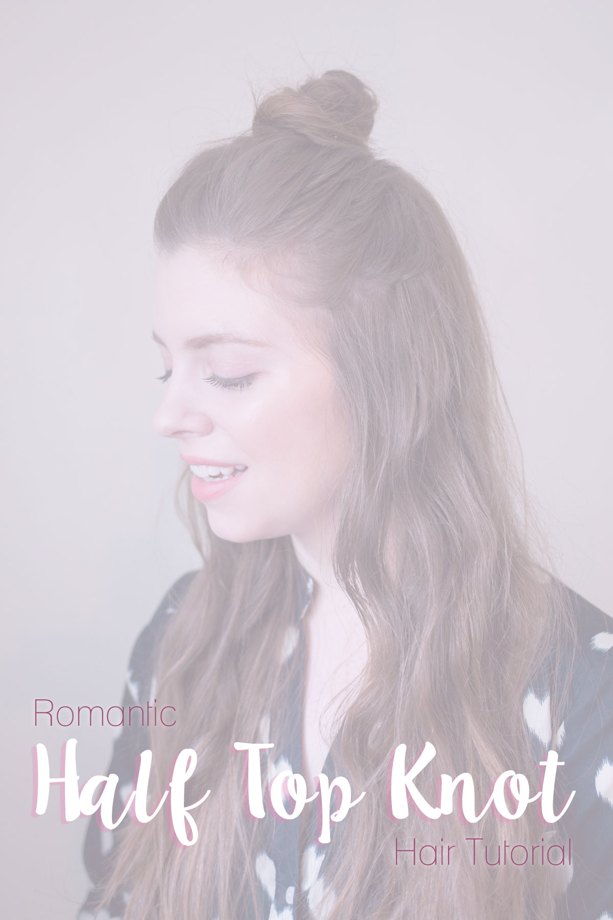 Romantic Half Top Knot Hair Tutorial for Valentine's Day // Hello Rigby Seattle Beauty & Hair Blog