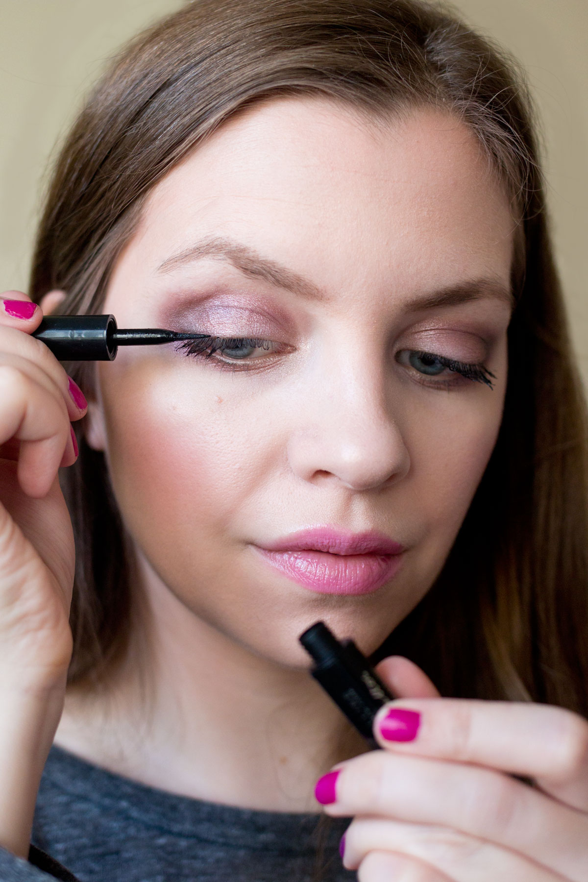 Valentine's Day Makeup // Maybeline Line Stiletto Eyeliner // Hello Rigby Seattle Beauty Blog