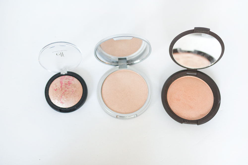 Becca Jaclyn Hill Champagne Pop vs theBalm Mary Lou Manizer vs ELF Pinktastic Blush // Best & Worst of Beauty Dupes/Duds // Hello Rigby Seattle Beauty & Style Blog