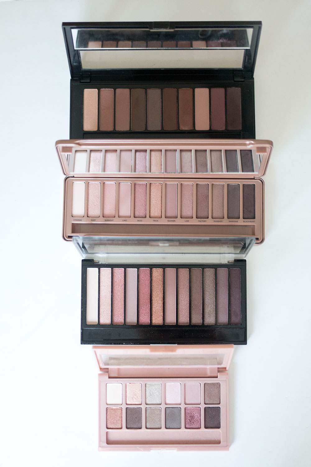 Dupe for Urban Decay Naked 3 Palette vs L'Oreal La Palette Nude 2 vs Makeup Revolution Iconic 3 vs Maybelline Blushed Nudes Palette // Best & Worst of Beauty Dupes/Duds // Hello Rigby Seattle Beauty & Style Blog