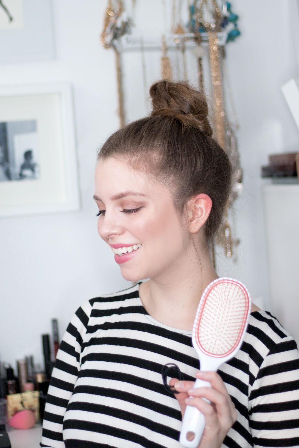 Goody Clean Radiance Hair Brush & Braided Bun Tutorial // Hello Rigby Seattle Beauty & Style Blog