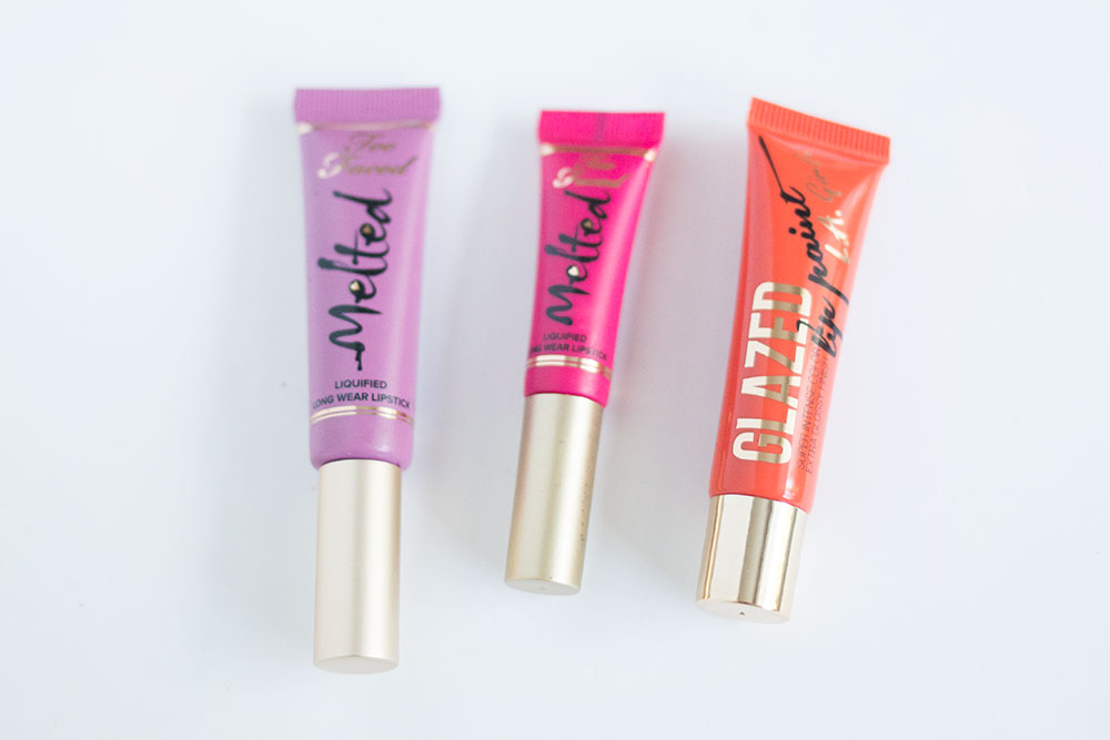 Too Faced Melted Liquified Long Wear Lipstick in Fig & Candy vs LA Girl Glazed Lip Paint in Hot Mess // Best & Worst of Beauty Dupes/Duds // Hello Rigby Seattle Beauty & Style Blog