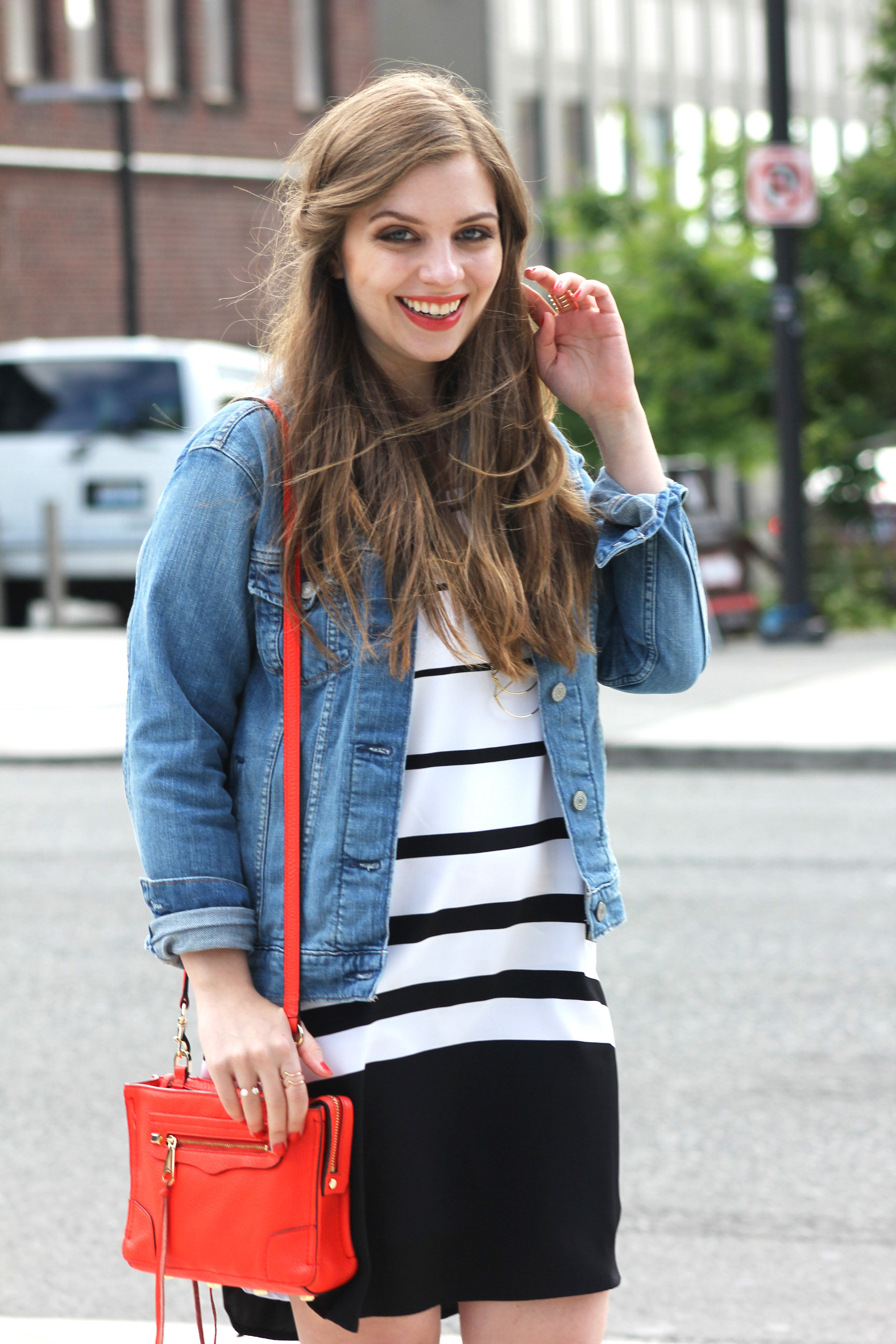 black and white summer dress