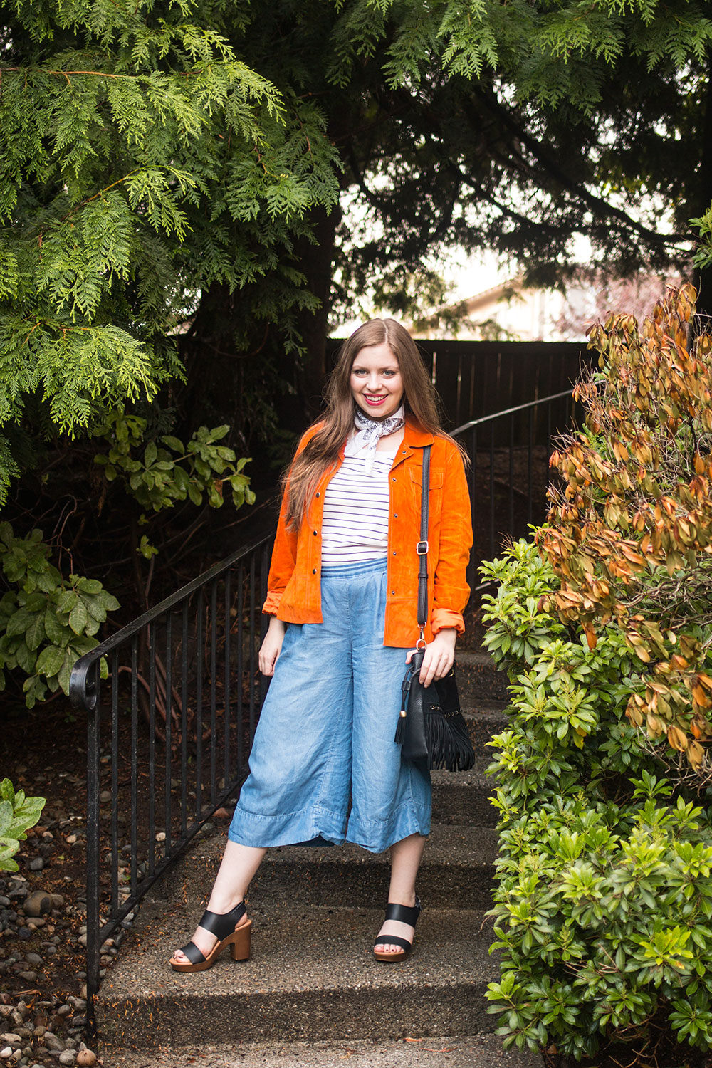 How I Style: Denim Culottes