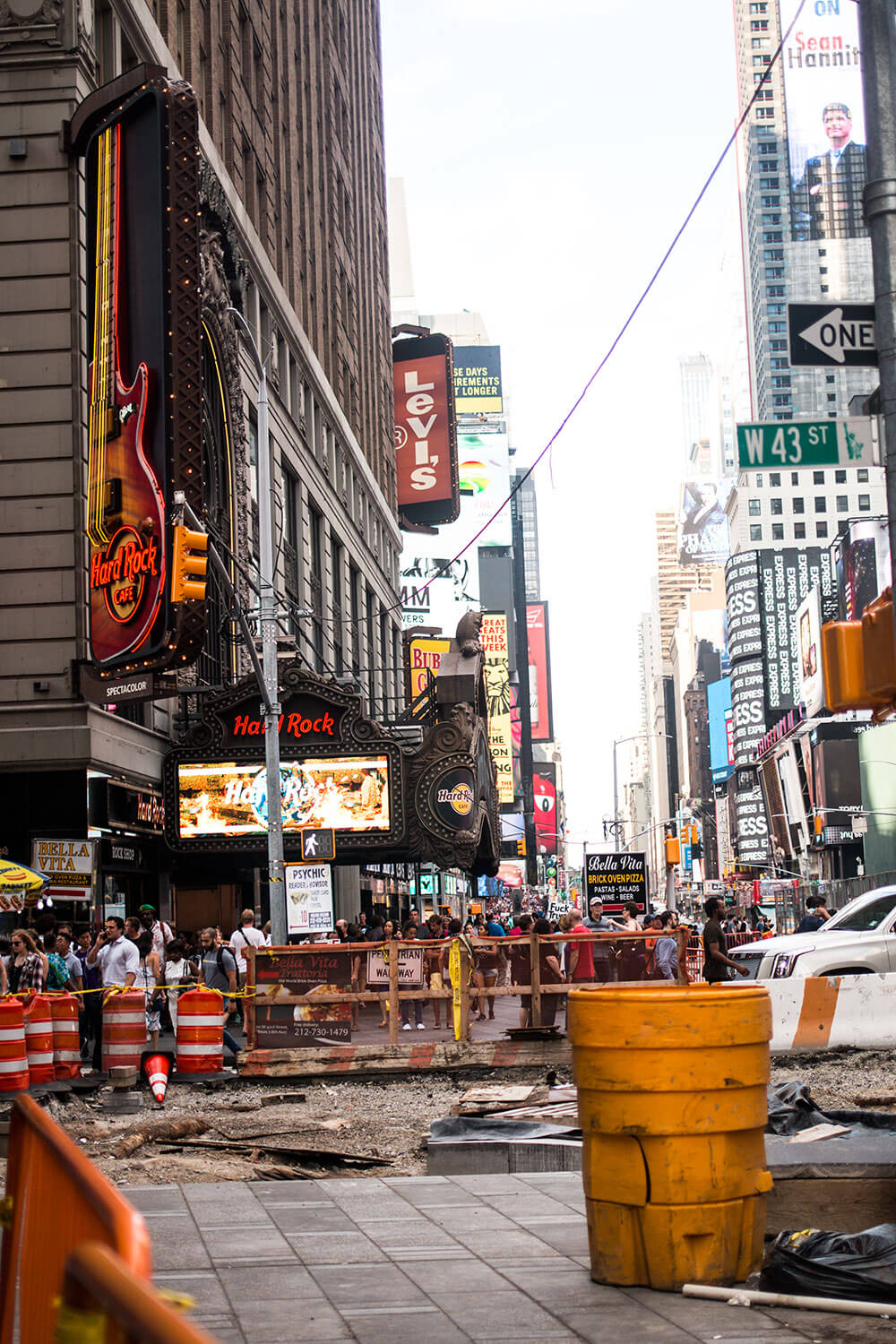 A Day in NYC: Times Square Under Construction // Hello Rigby Seattle Travel Blog
