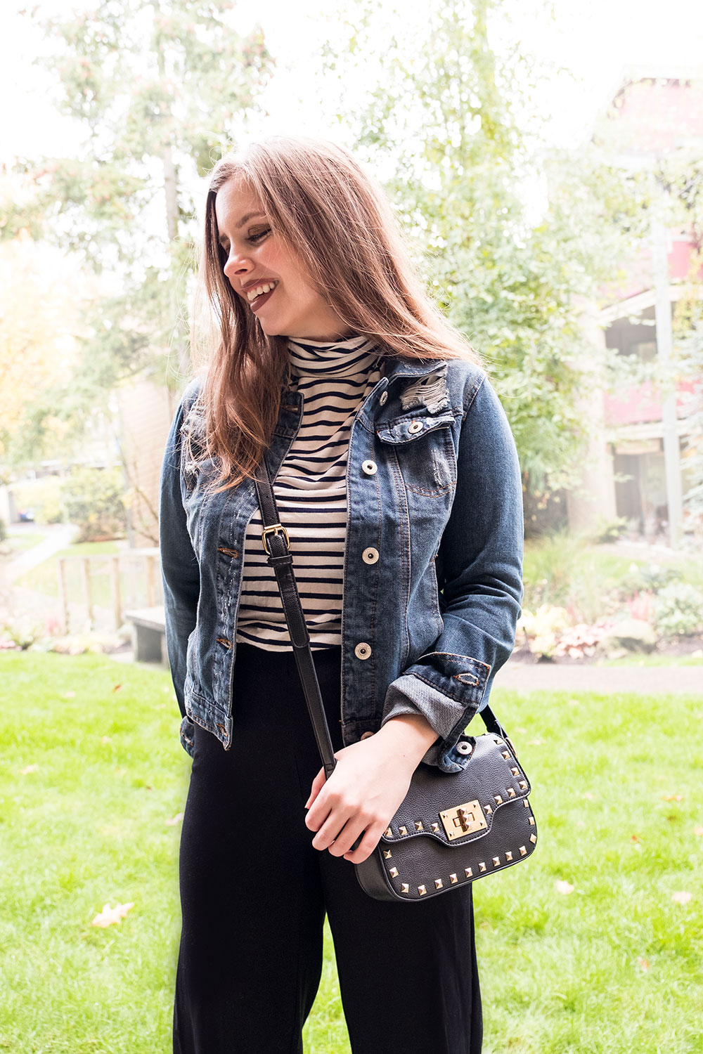 Stitch Fix November 2016 // Ci Sono Sayson Denim Jacket Outfit // Hello Rigby Seattle Fashion Blog