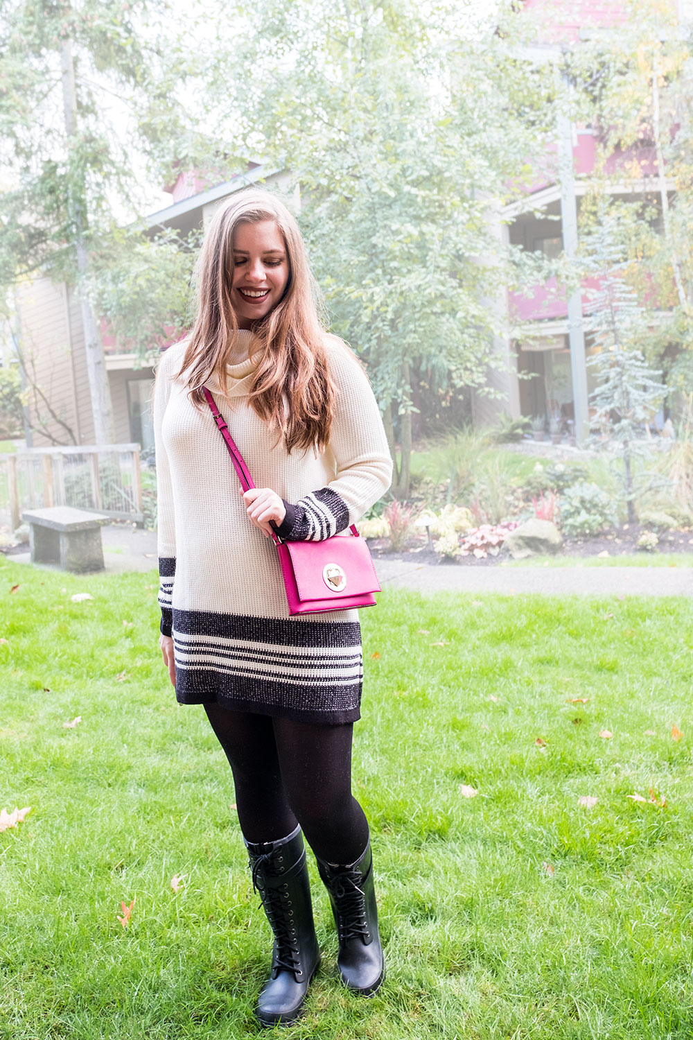 Stitch Fix November 2016 // Market and Spruce Camy Textured Stripe Trim Pullover Outfit // Hello Rigby Seattle Fashion Blog