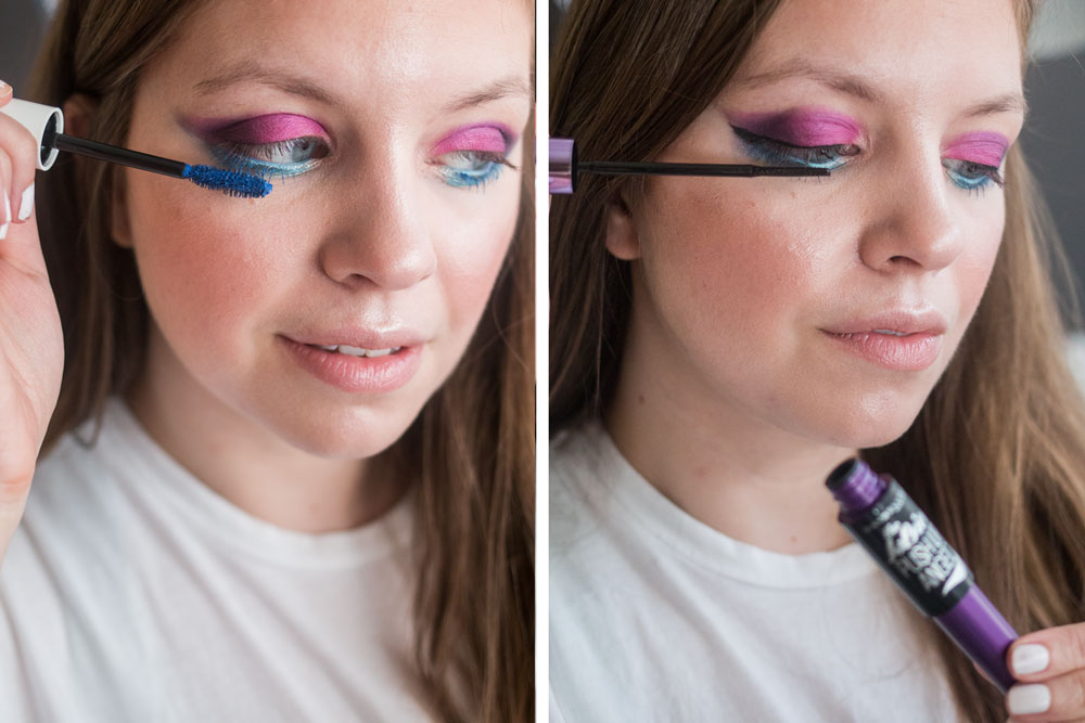 Covergirl Katy Perry Blue Mascara + Maybelline Push Up Angel Mascara // Hello Rigby Seattle Makeup Blog