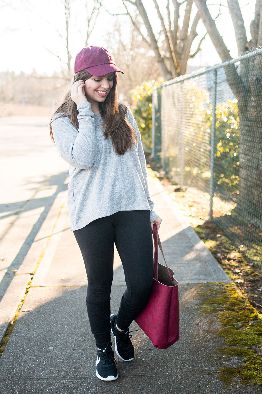 An Elevated Athleisure Outfit for Travel - Fashion Jackson