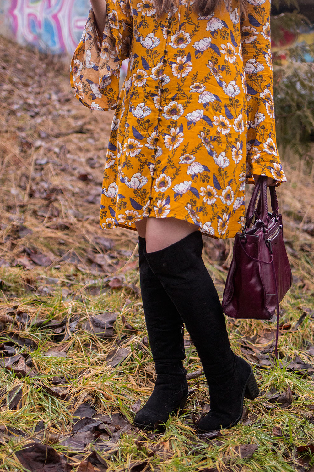 Bohemian Bell Sleeve Dress // Hello Rigby Seattle Fashion Blog