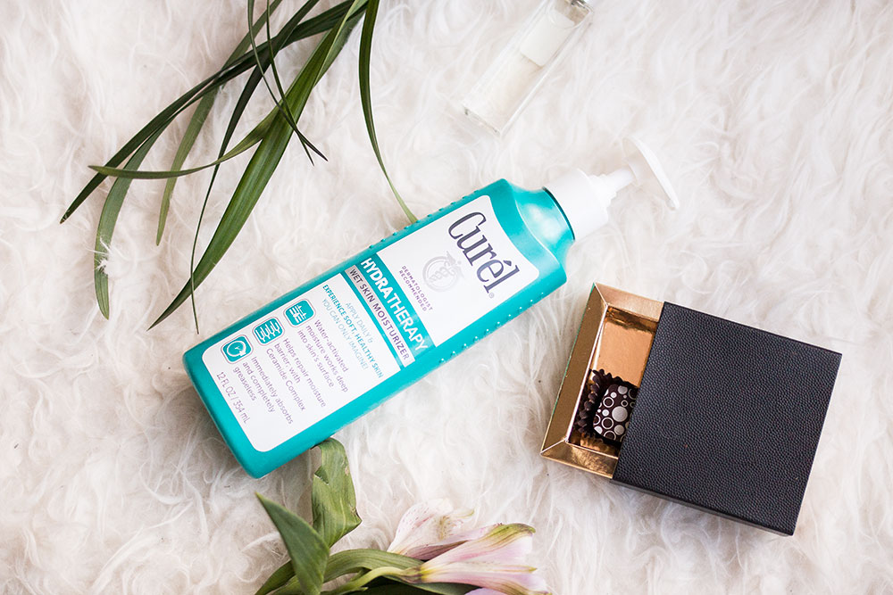 Curel Hydra Therapy Wet Skin Moisturizer // Hello Rigby Seattle Fashion Blog
