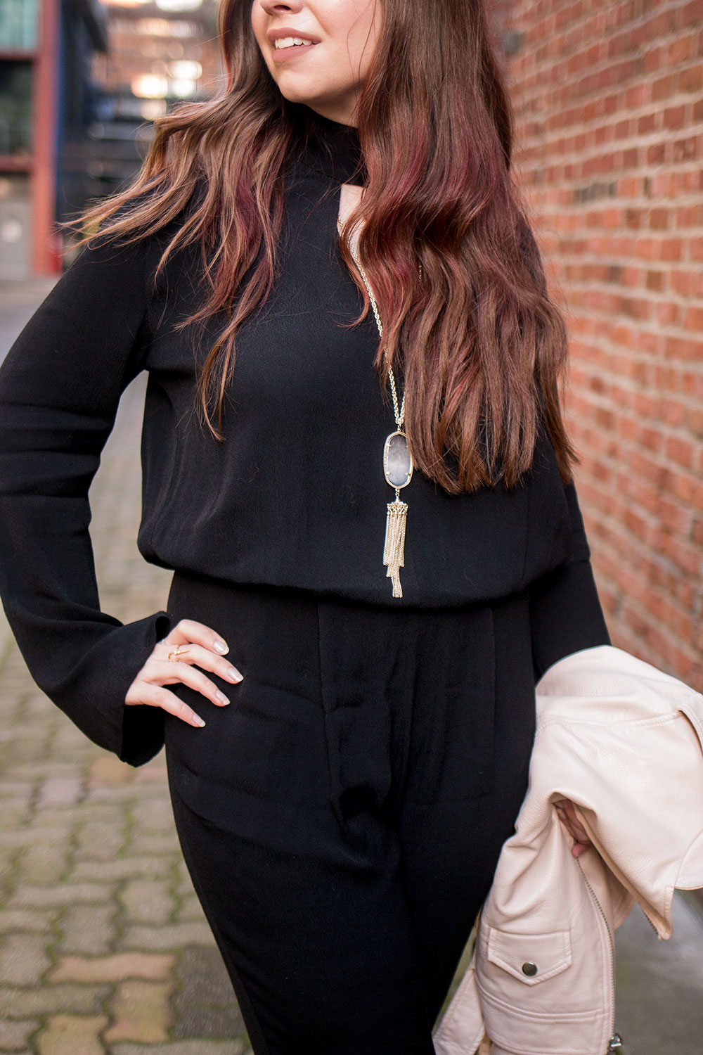Divalani Boutique: SEN Jumpsuit + Kendra Scott Rayne Necklace // Hello Rigby Seattle Fashion Blog