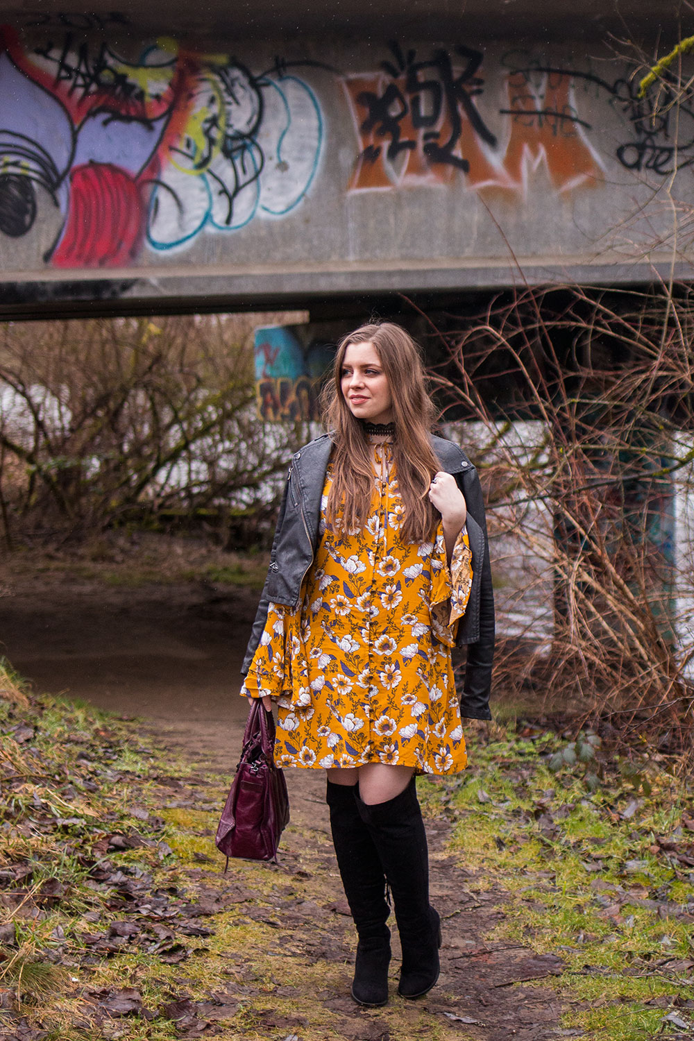How to Wear the Bohemian Bell Sleeve Dress // Hello Rigby Seattle Fashion Blog