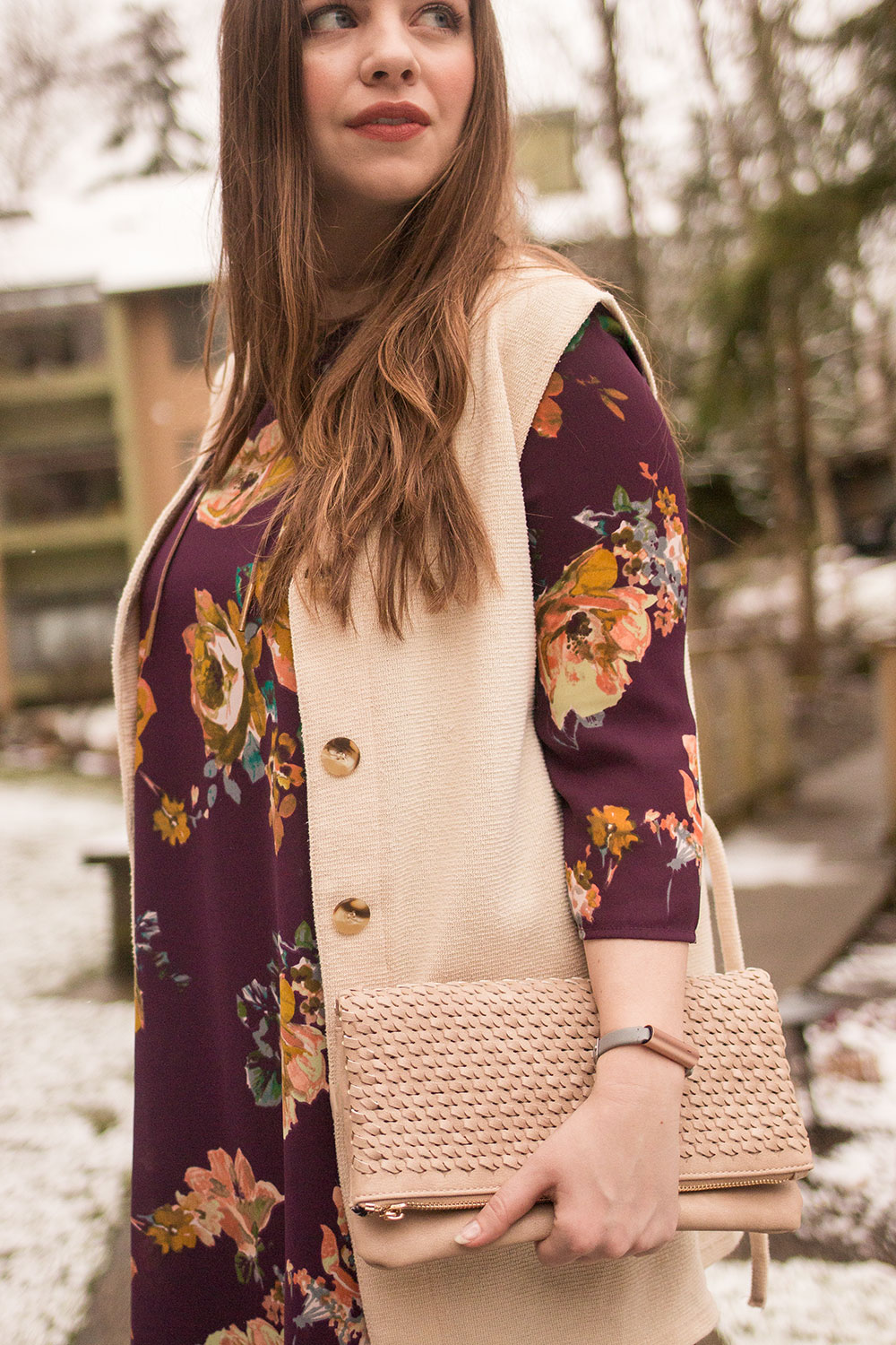 Stitch Fix March 2017 // Urban Expressions Neela Woven Flap Clutch // Hello Rigby Seattle Fashion Blog