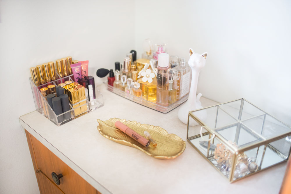 Beauty Corner in Midcentury Office // Hello Rigby Seattle Midcentury Home Blog