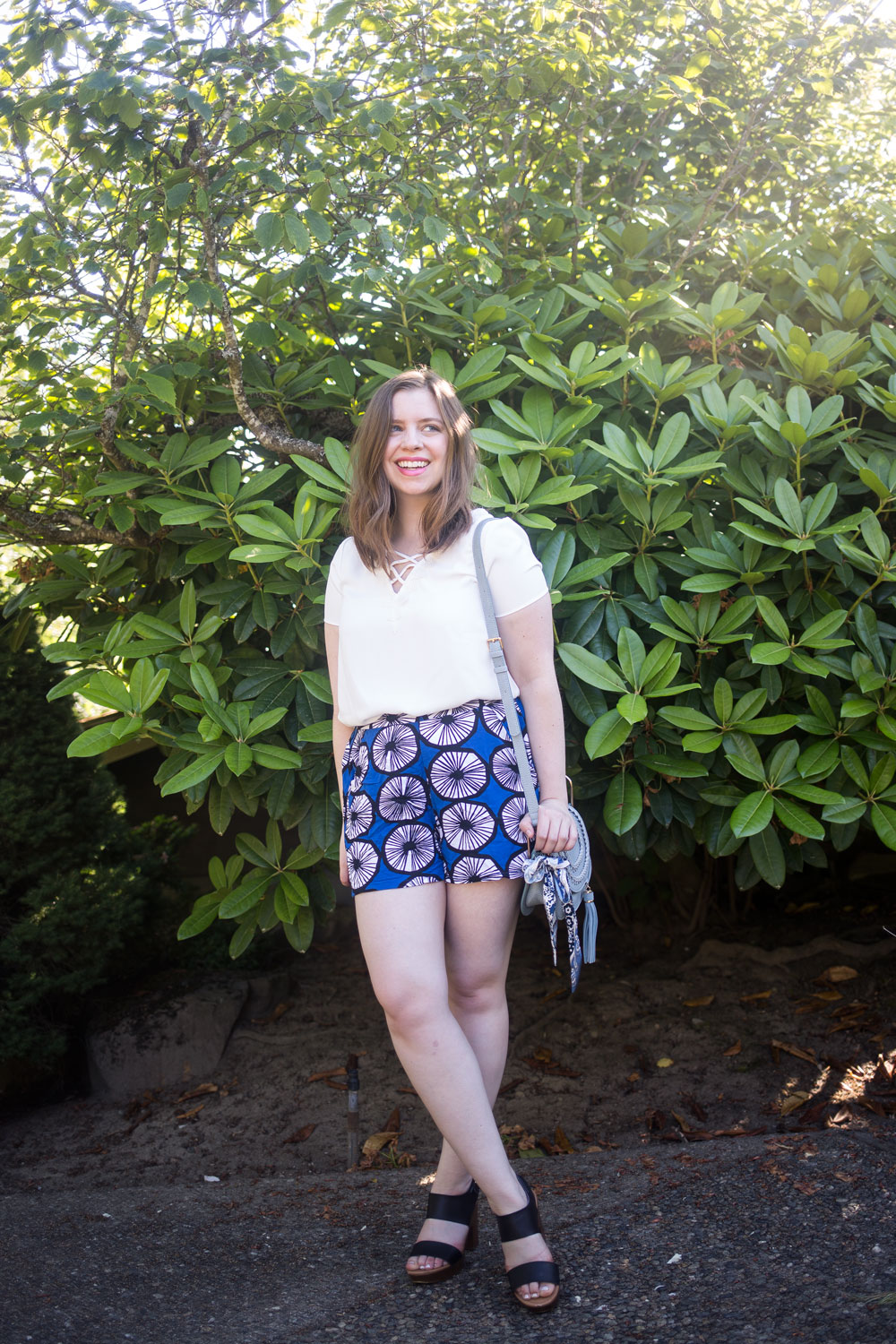 Stitch Fix July 2017: Everly Elena Crossfront Detail Blouse Outfit // Hello Rigby Seattle Fashion Blog