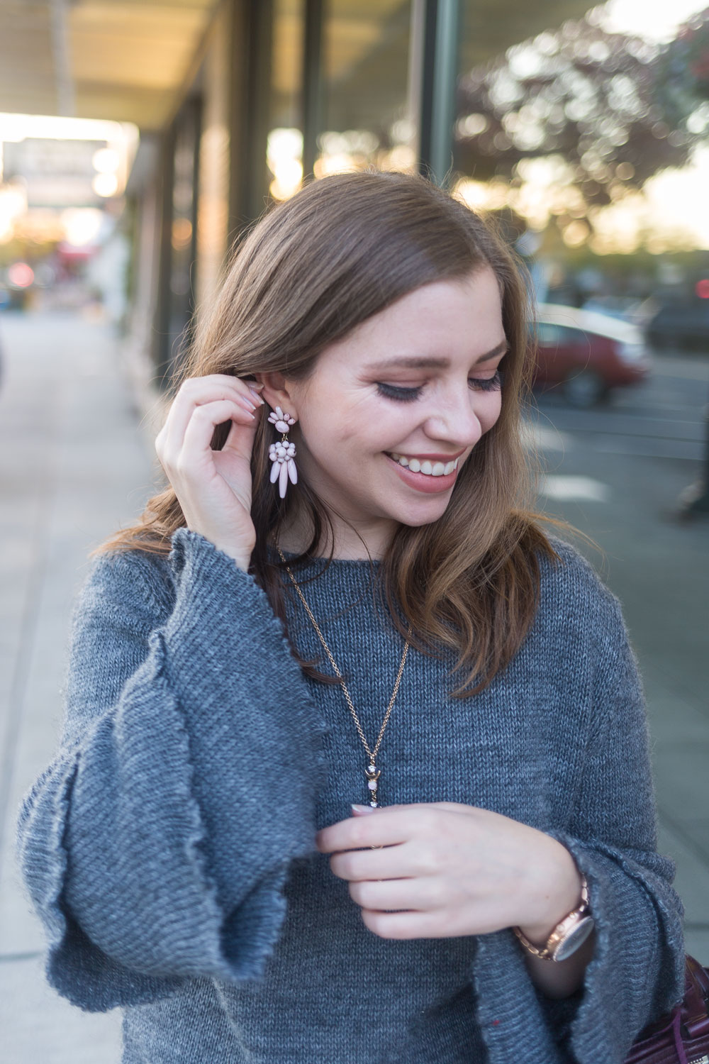 Add Fun Statement Earrings to Your Fall Fashion Uniform // Seattle Fashion Blog