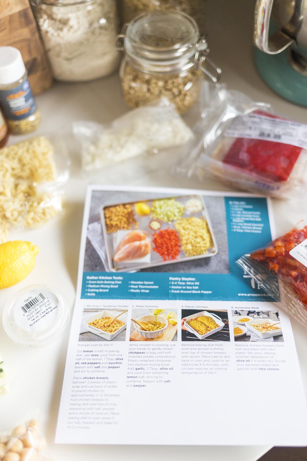 Quick Dinner Ideas in 20 Minutes or Less with Prep + Pared // Hummus