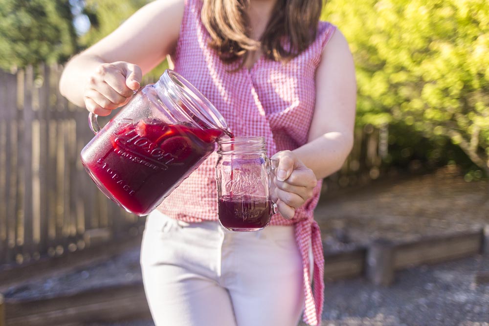 Summer Sangria Recipe with Cheribundi Tart Cherry Juice