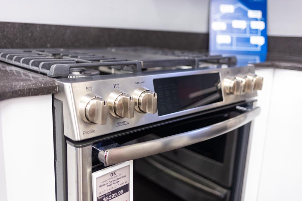 GE Profile Range at Albert Lee Appliance