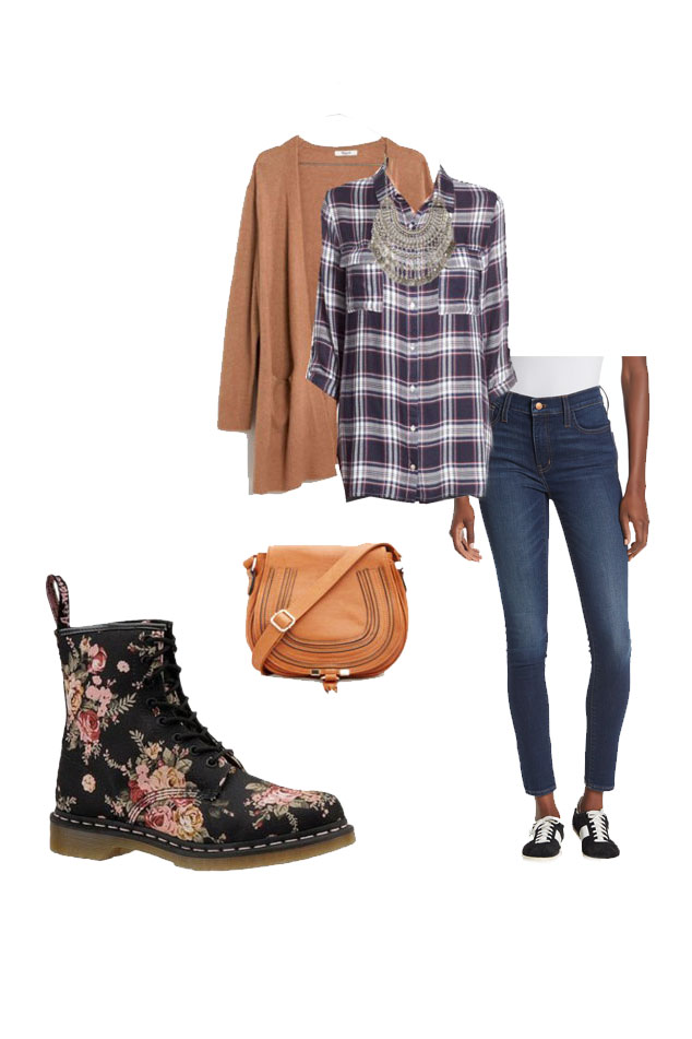 Outfits to Wear with Combat Boots This Fall